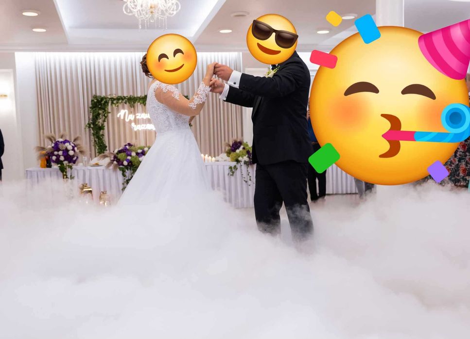 Długa Suknia Ślubna rozmiar 38