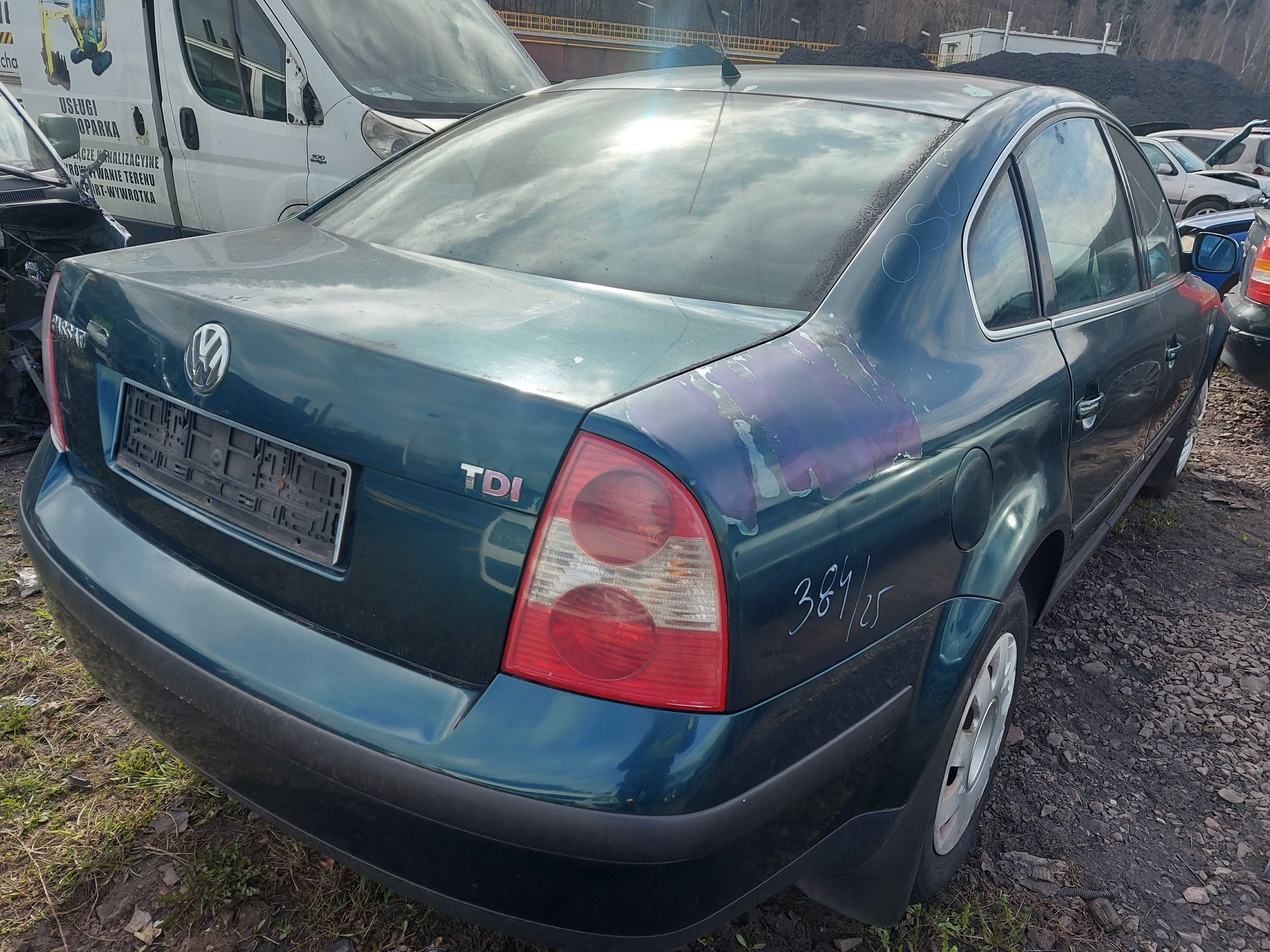 VW Passat B5 Lift zderzak przedni zielony FV transport/dostawa