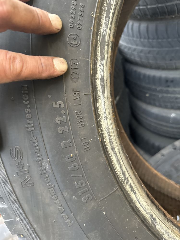 Opony semperit 315/60r22.5  4 sztuki nic nie nacinane