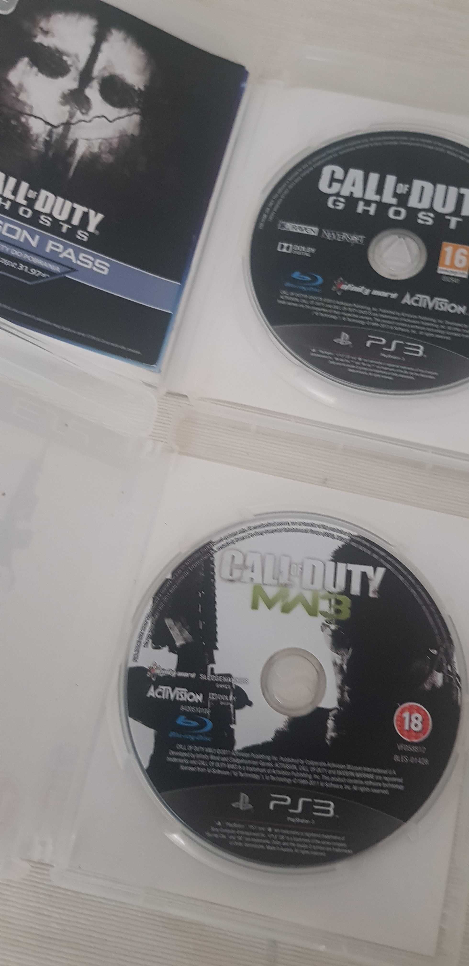 2 gry PS3 Call of Duty: Ghosts PL i MW3 ANG + gratis black ops 3