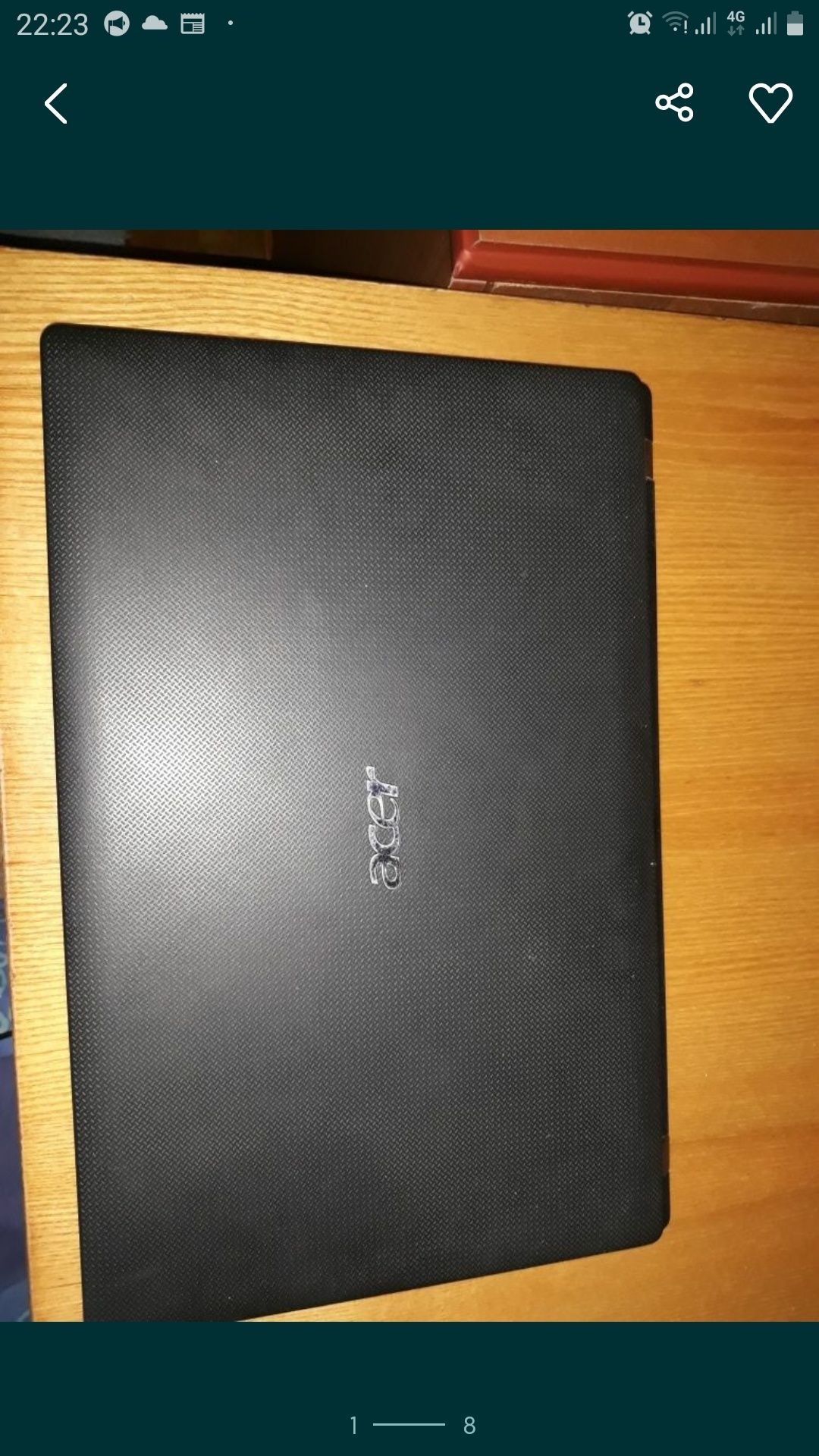 Ноутбук Аser 5560( 4 ядра,4Gb DDR3,) невключається