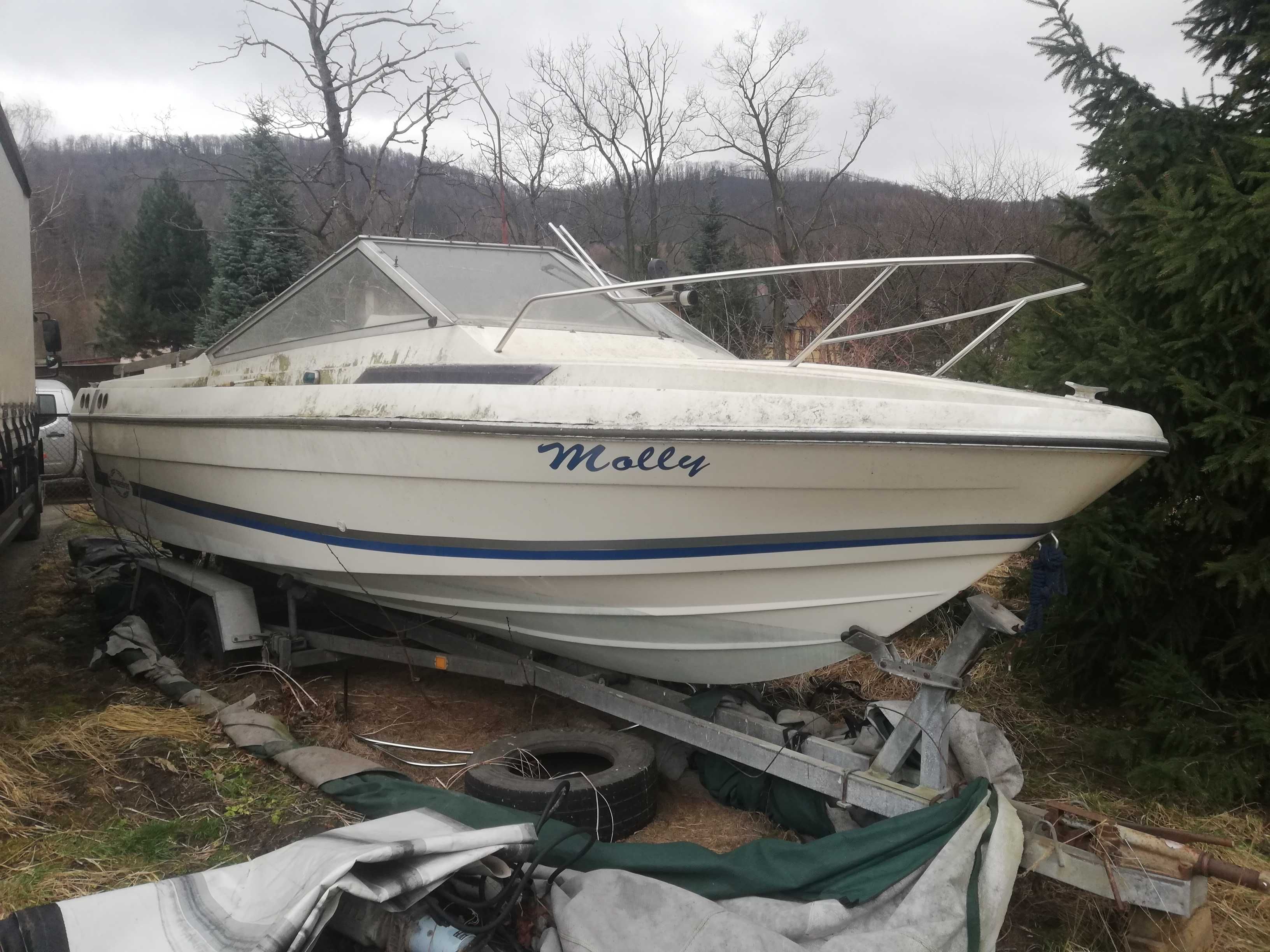 Łódź motorowa Sunseeker 23, Jacht motorowy do renowacji diesel