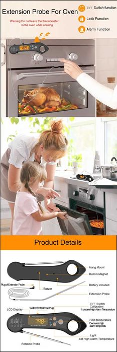 Кулинарный Термометр электронный градусник для гриля Weber мяса