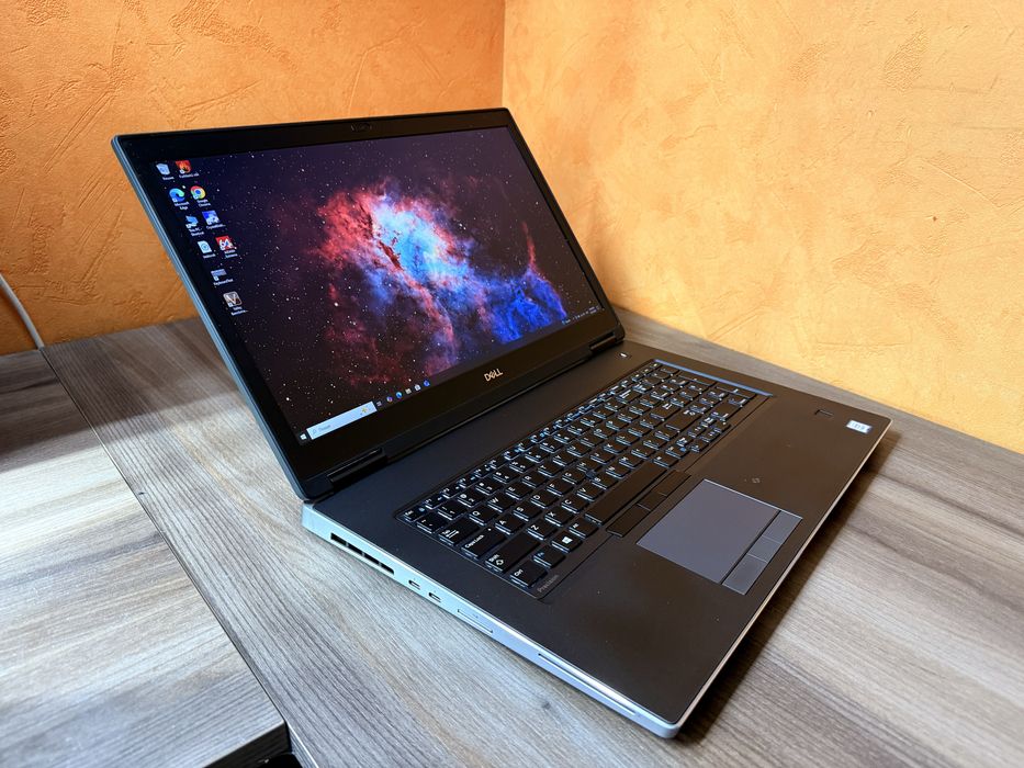 Потужний Dell Precision 7740(i7-9850/16/RTX3000/256/FHD IPS 17.3)