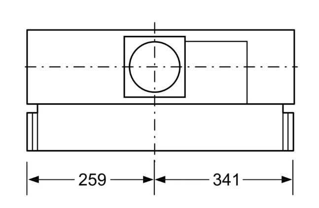 Okap pochłaniacz Constructa CD22130 - uchylny podszafkowy integr. 60cm