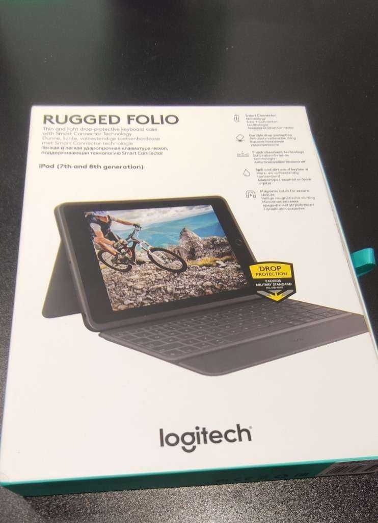 Rugged folio etui klawiaturą do iPad (7 8 9 gen)