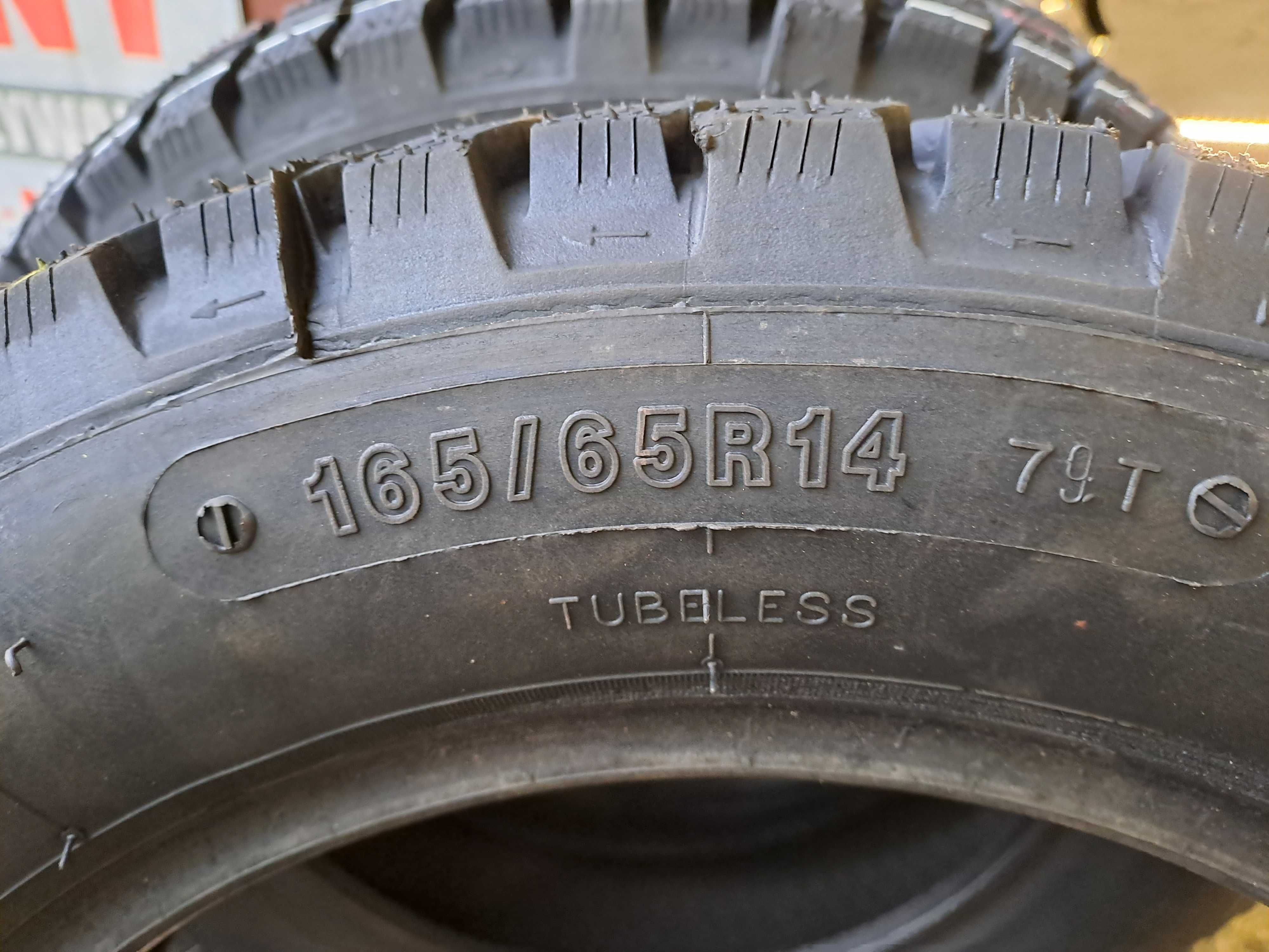 165/65r14 nowe opony zimowe bieżnikowane nalewki montaz w cenie