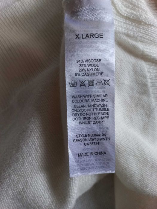 Бадлон гольф р. XL шерсть/кашемир