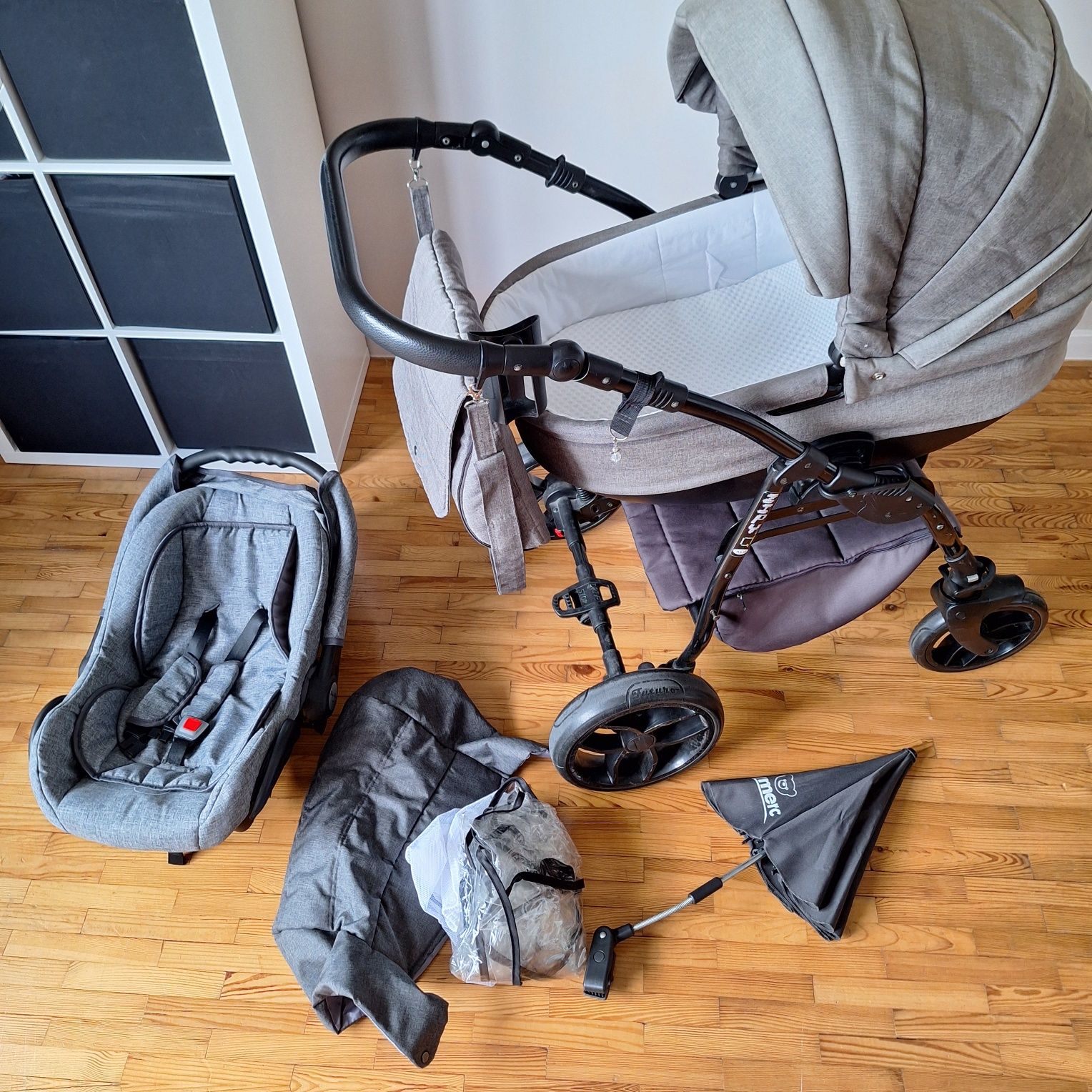Wózek 3w1 Baby merc Zipy q9