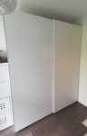 HASVIK IKEA białe drzwi przesuwne 200x236 cm