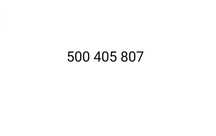 500 - 405 - 807 orange złoty numer na kartę