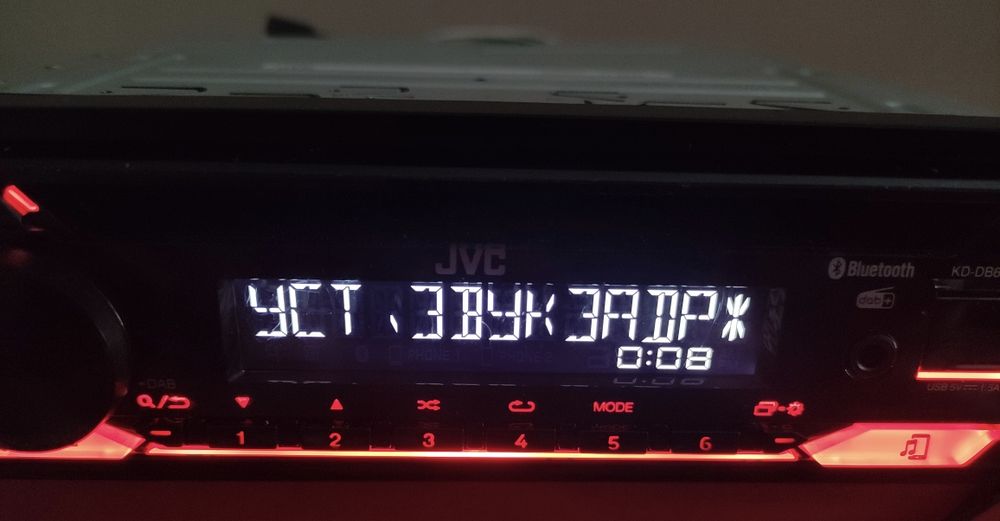 Автомагнитола JVC KD-DB622BT 2022 года