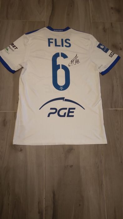 Koszulka meczowa Stali Mielec 2020/2021 z autografem Marcina Flisa