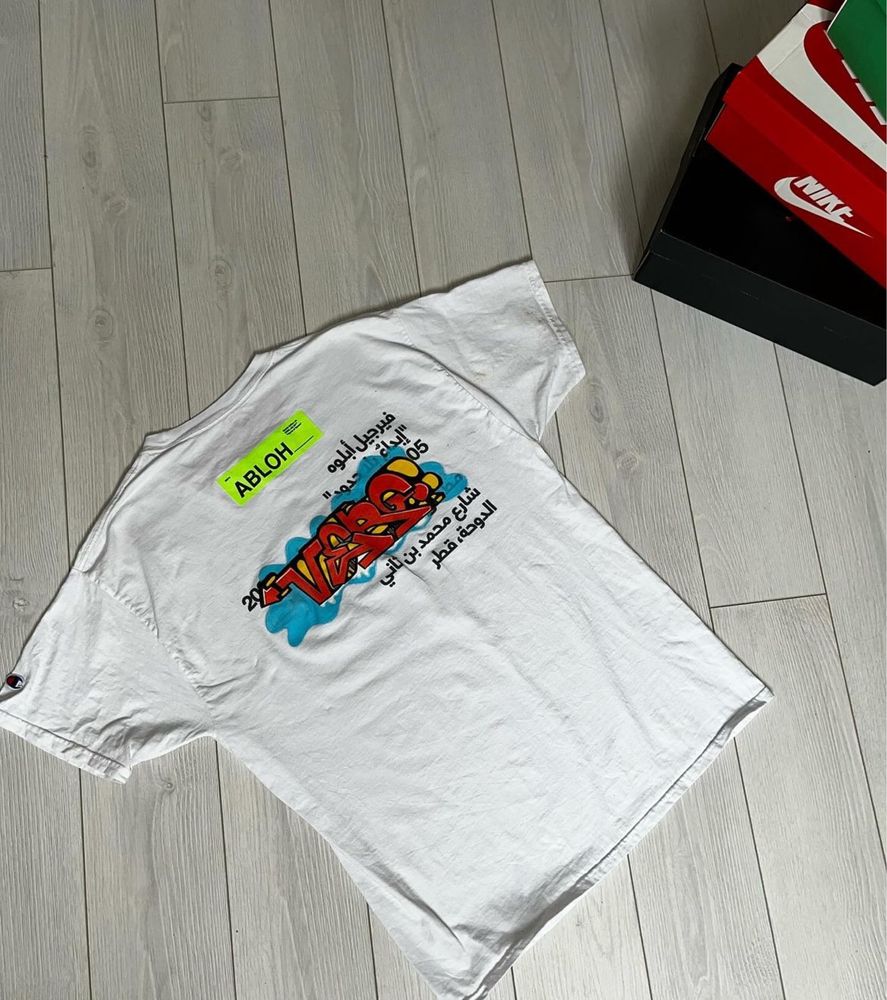 футболка Off-White x Champion x Virgil Abloh
