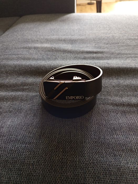 Pasek skórzany męski Emporio Armani 120