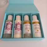 Luksusowy zestaw Ren clean skincare róża neroli grejpfrut żel pod prys