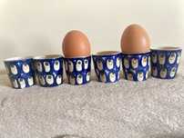 Kieliszki ceramiczne 6 szt Bolesławiec