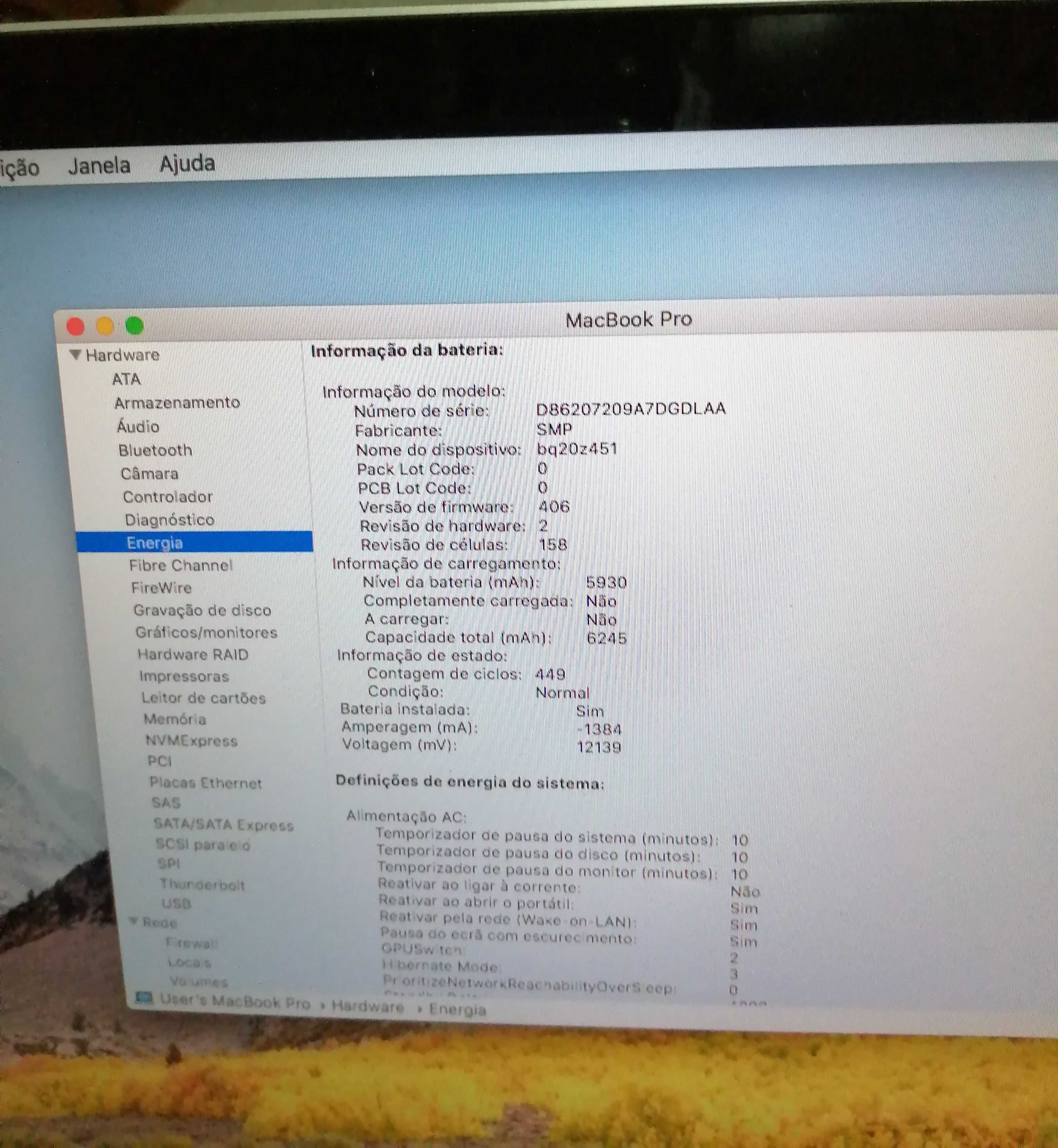 Macbook Pro 15, início 2011
