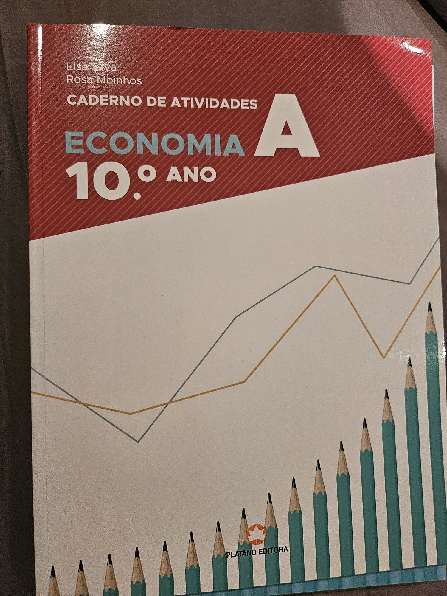 Livro escolar de economia 10 ano ( manual + livro exercícios) Estado:N