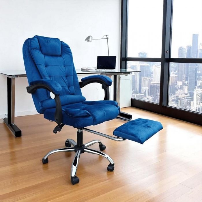 Крісло директора з підставкою для ніг BOSS KO22VEL. Офісне,У Кольорах!