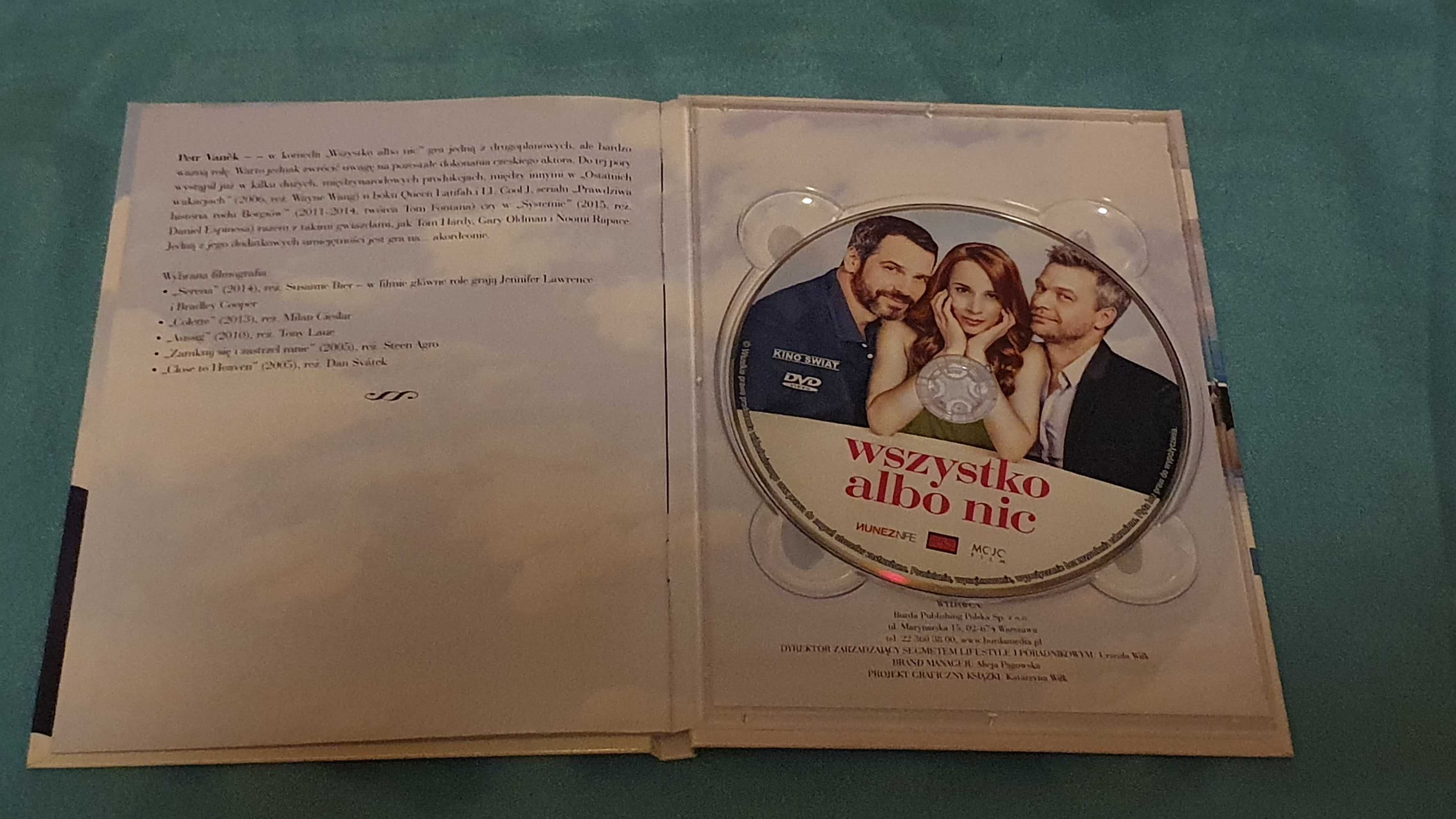 Wszystko Albo Nic  DVD + Książka