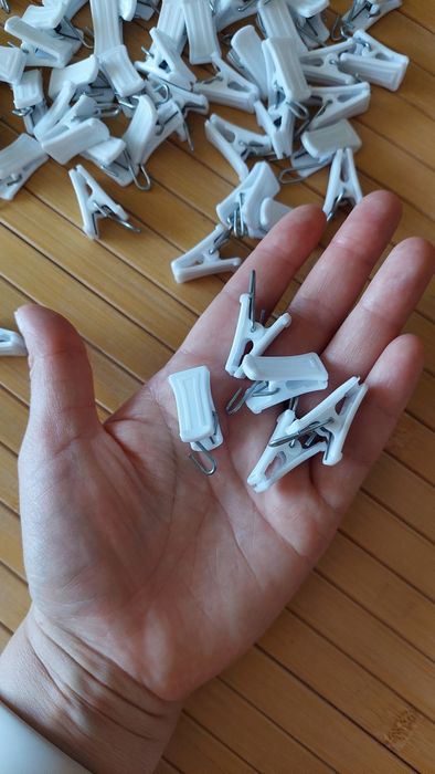 Гачок, прищепка, 50 шт зажим, крючок для штор і гардин