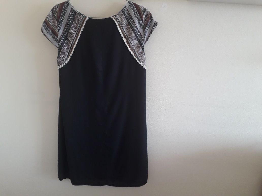 Vestido preto da Pull & Bear