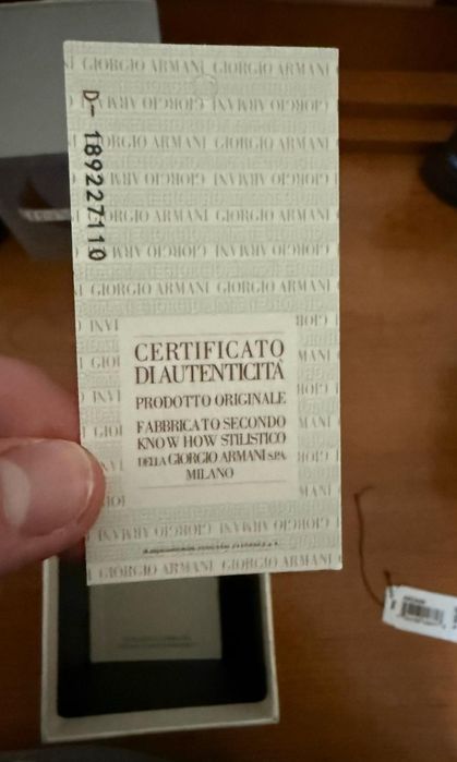 Relógio emporio armani