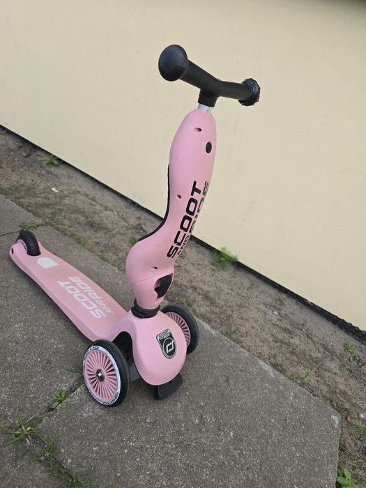 Hulajnoga różowa Scoot and ride oryginalna używana