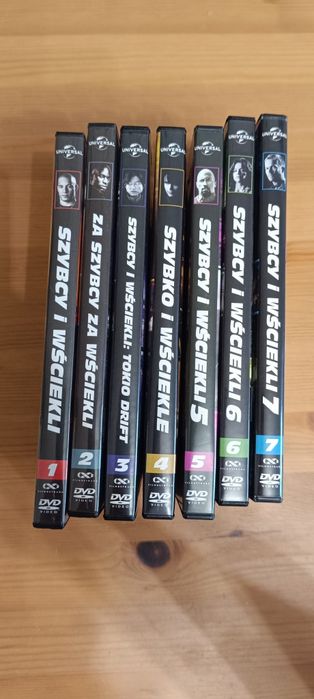 Komplet filmów Szybcy i wściekli, 1-7