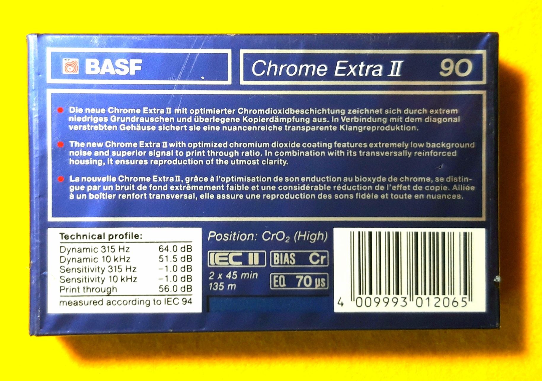 BASF Chrome Extra II 90 (Kaseta, 1989, FOLIA)