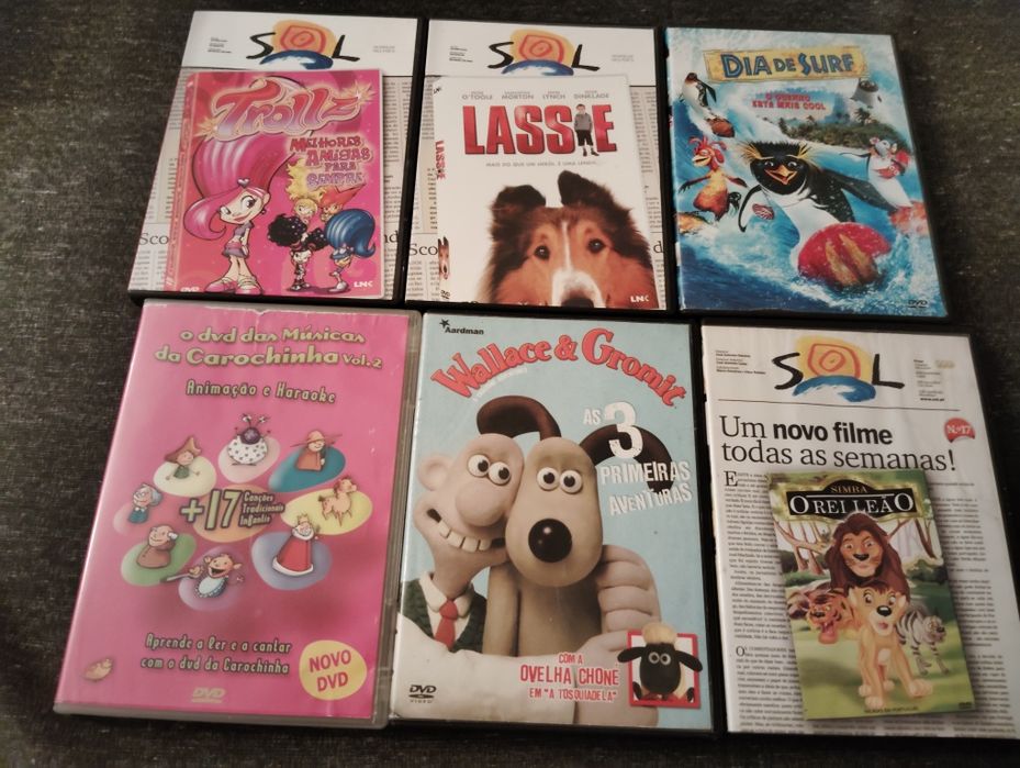 DVDs Infantis Usados