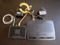 Router + caixa fibra