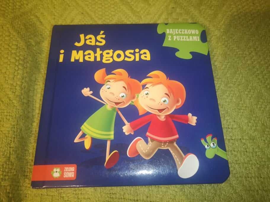 Książeczka z puzzlami "Jaś i Małgosia" puzzle