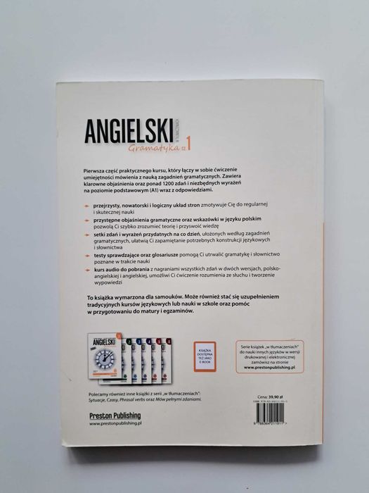 Angielski w tłumaczeniach. Gramatyka 1. Preston Publishing