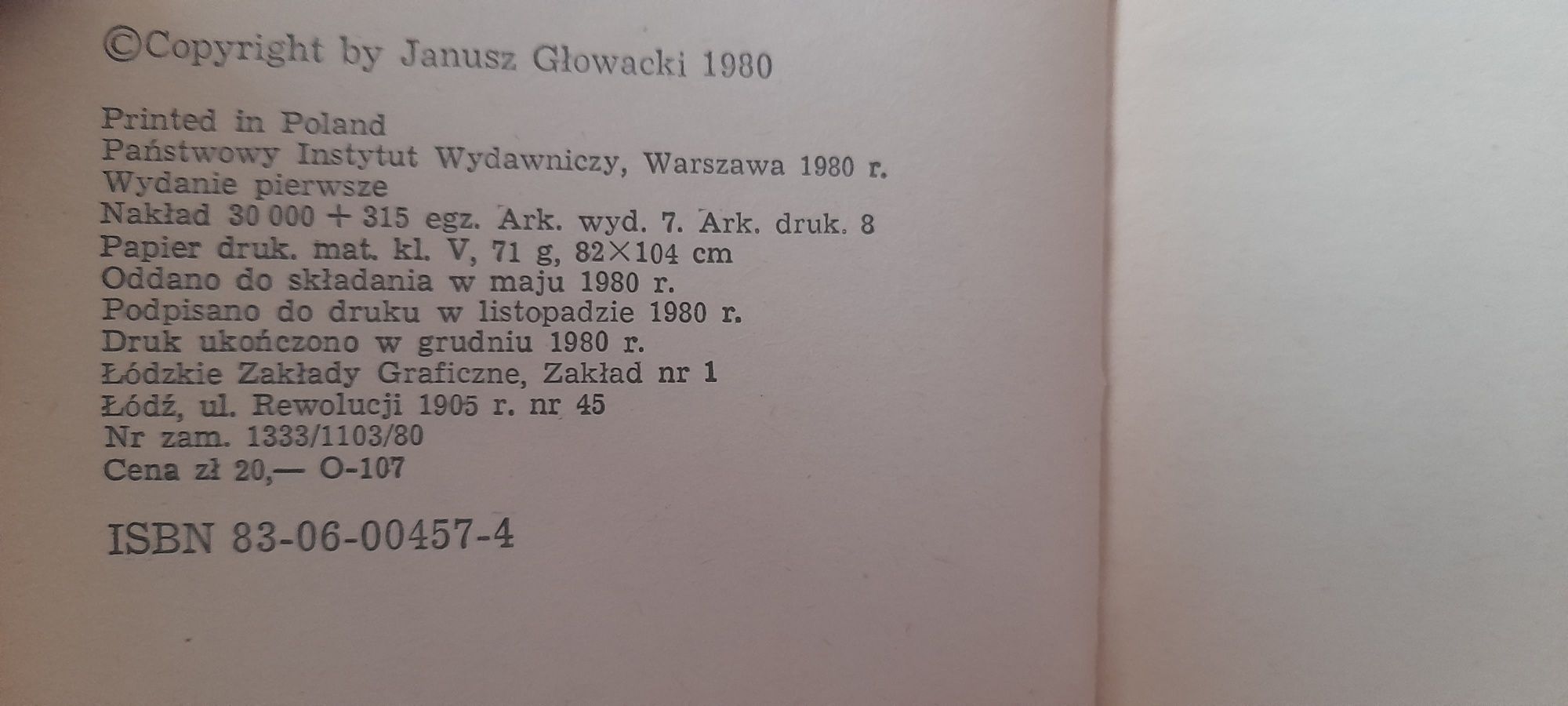 Skrzek Coraz trudniej kochać - Janusz Głowacki Wyd I Warszawa 1980
