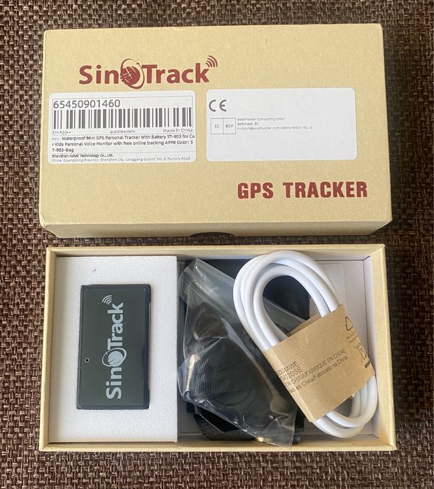 GPS трекер Sinotrack  працює з сім-картою