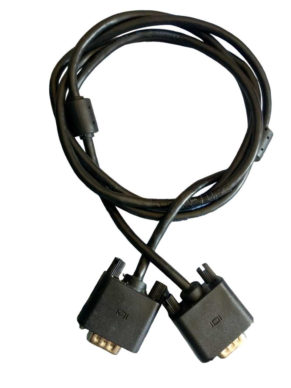 Кабель VGA / VGA 2 феррита ВГА шнур 1,5 м 15 PIN удлинитель папа папа