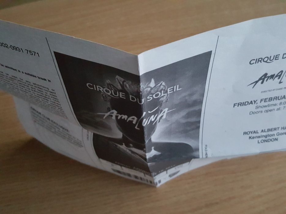 Płyta CD Cirque du Soleil AMALUNA + bilet