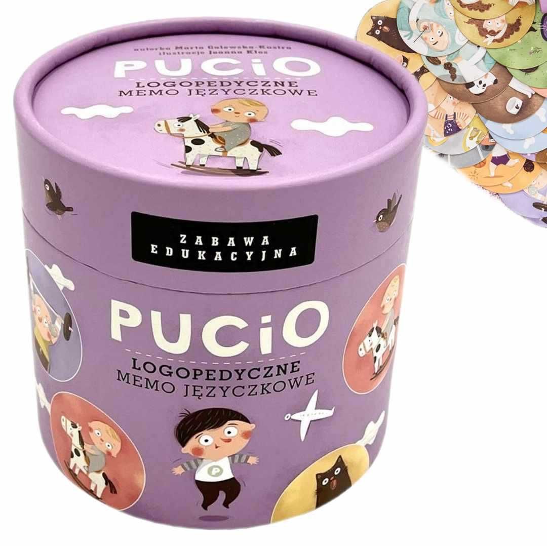 Logopedyczne memo języczkowe Pucio