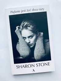 Książka Sharon Stone ,,Pięknie jest żyć dwa razy”.