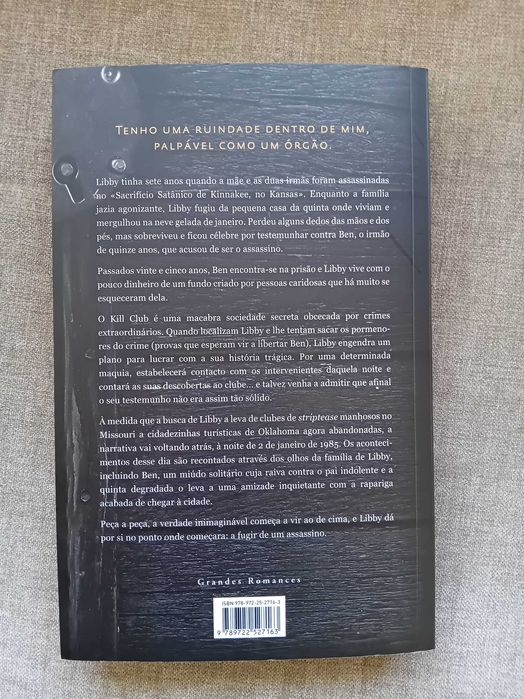 Livro "Lugares Escuros"
