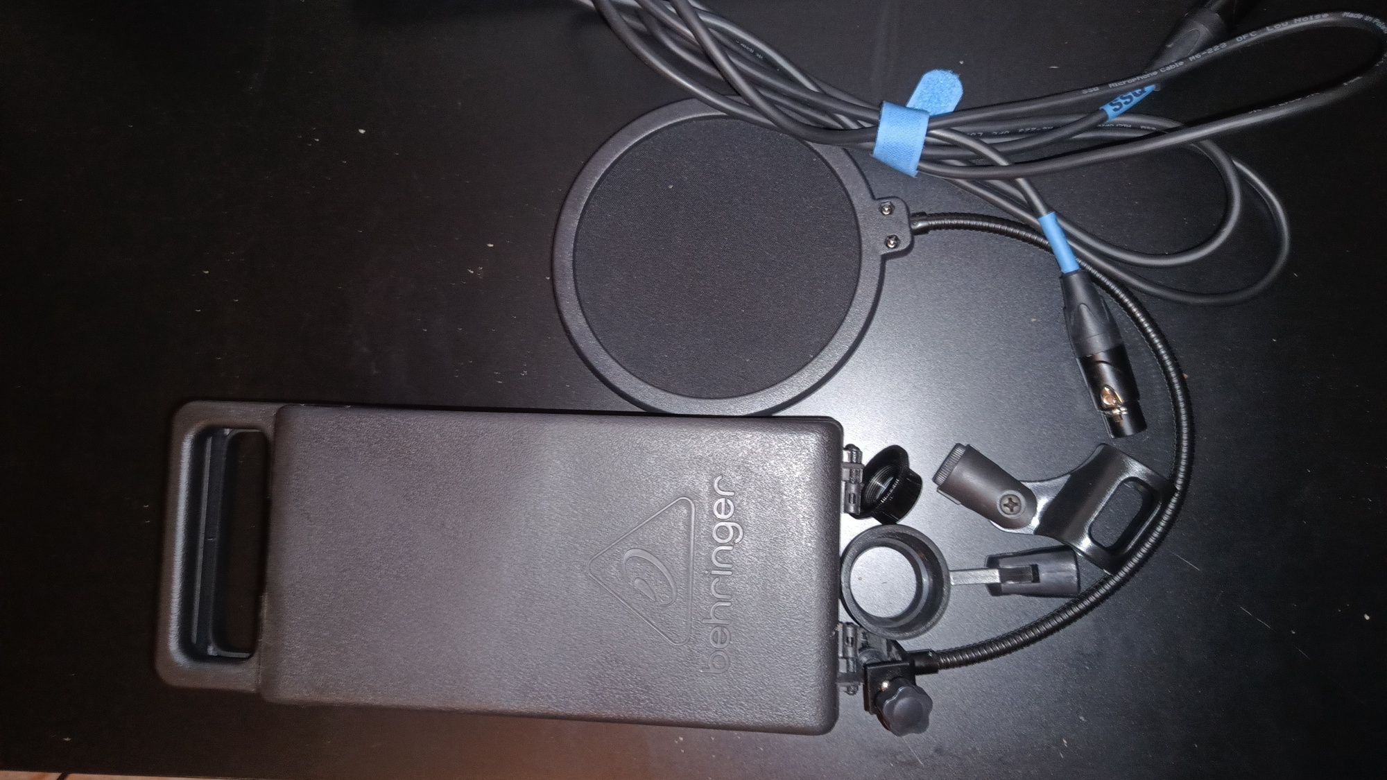 Mikrofon Behringer C1 + xlr i pop filter