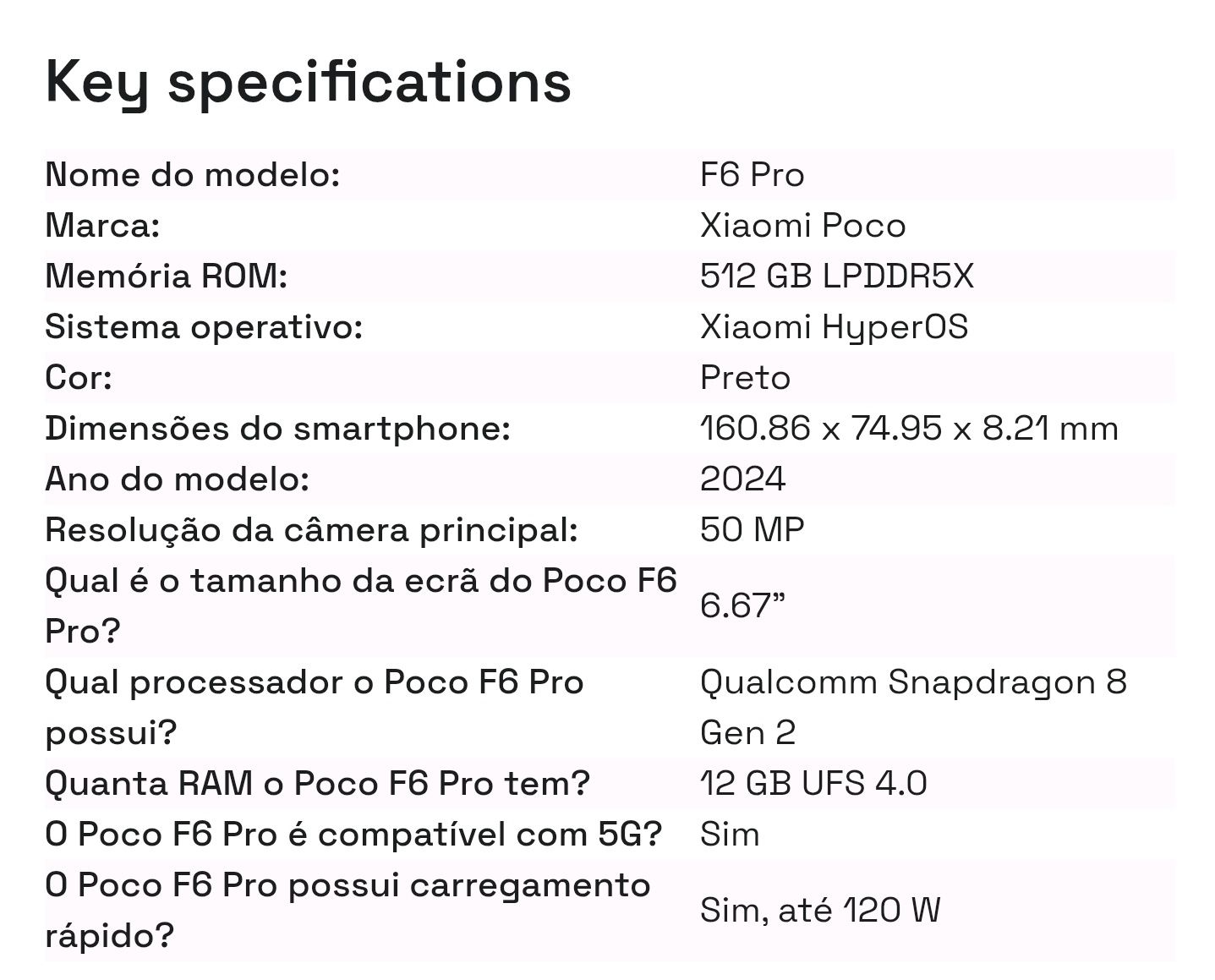 Poco F6 Pro 12GB/512GB
