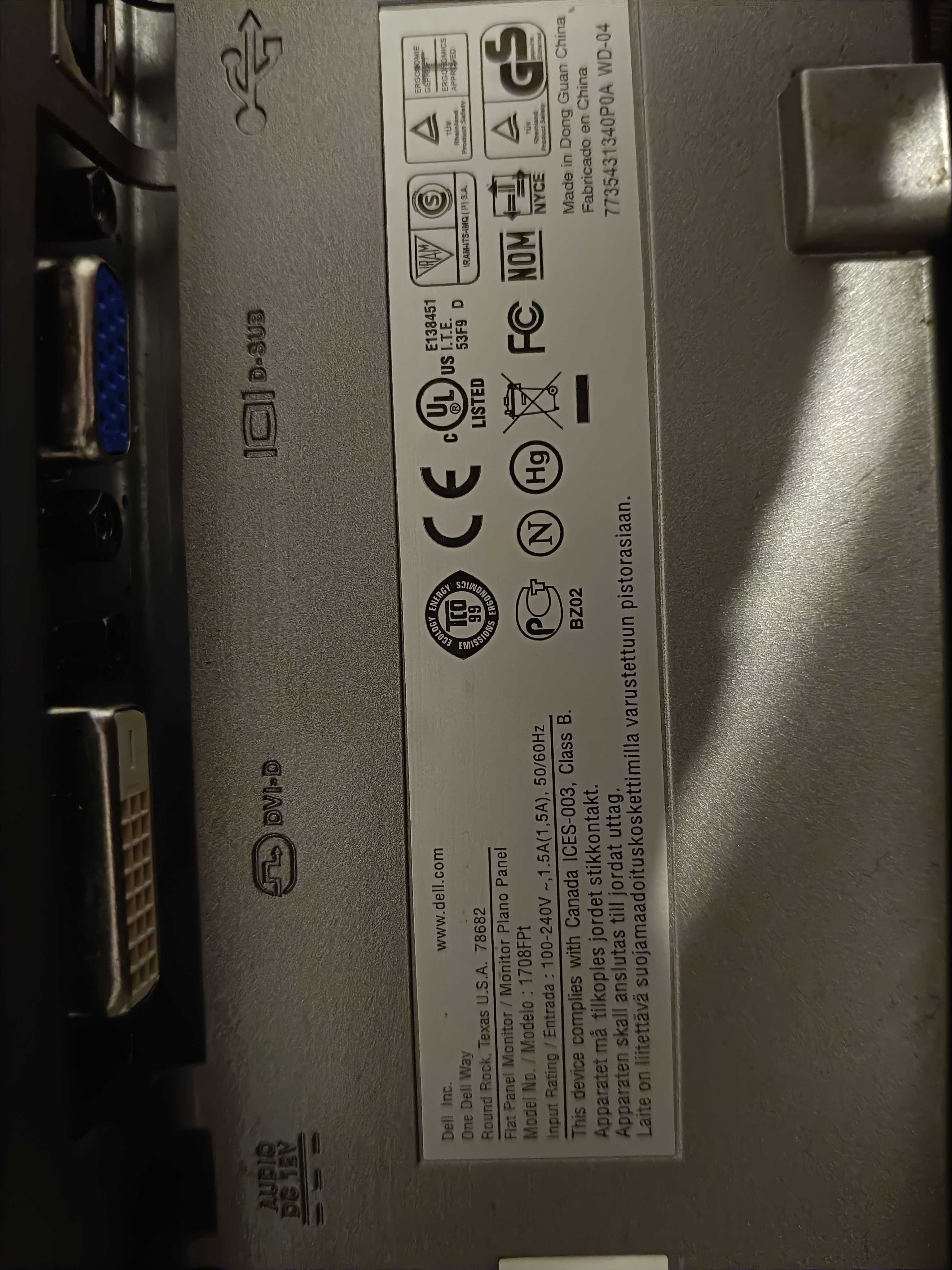 Monitor DELL 1708FPt 17"