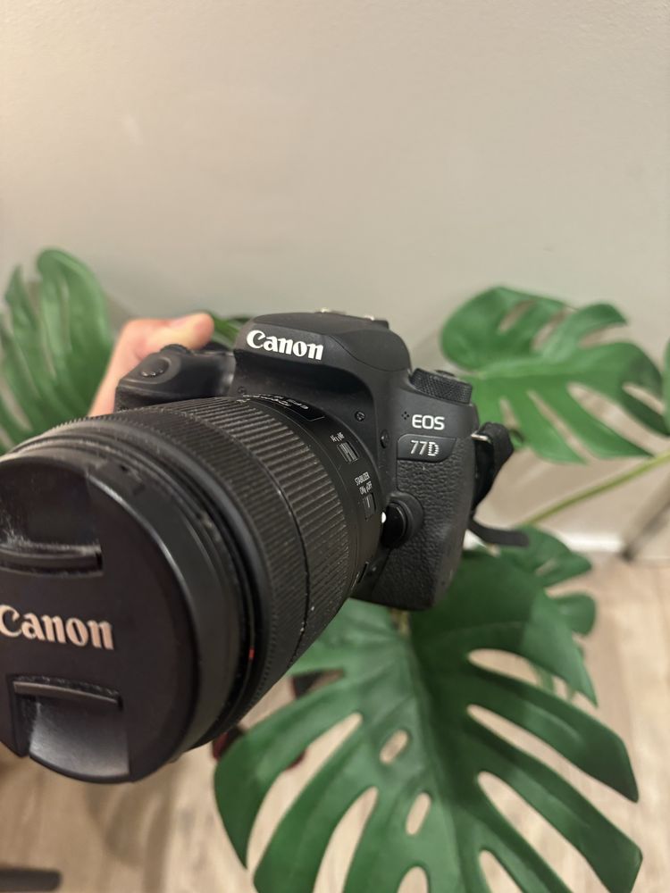 Canon EOS 77D + Lente 18-135mm