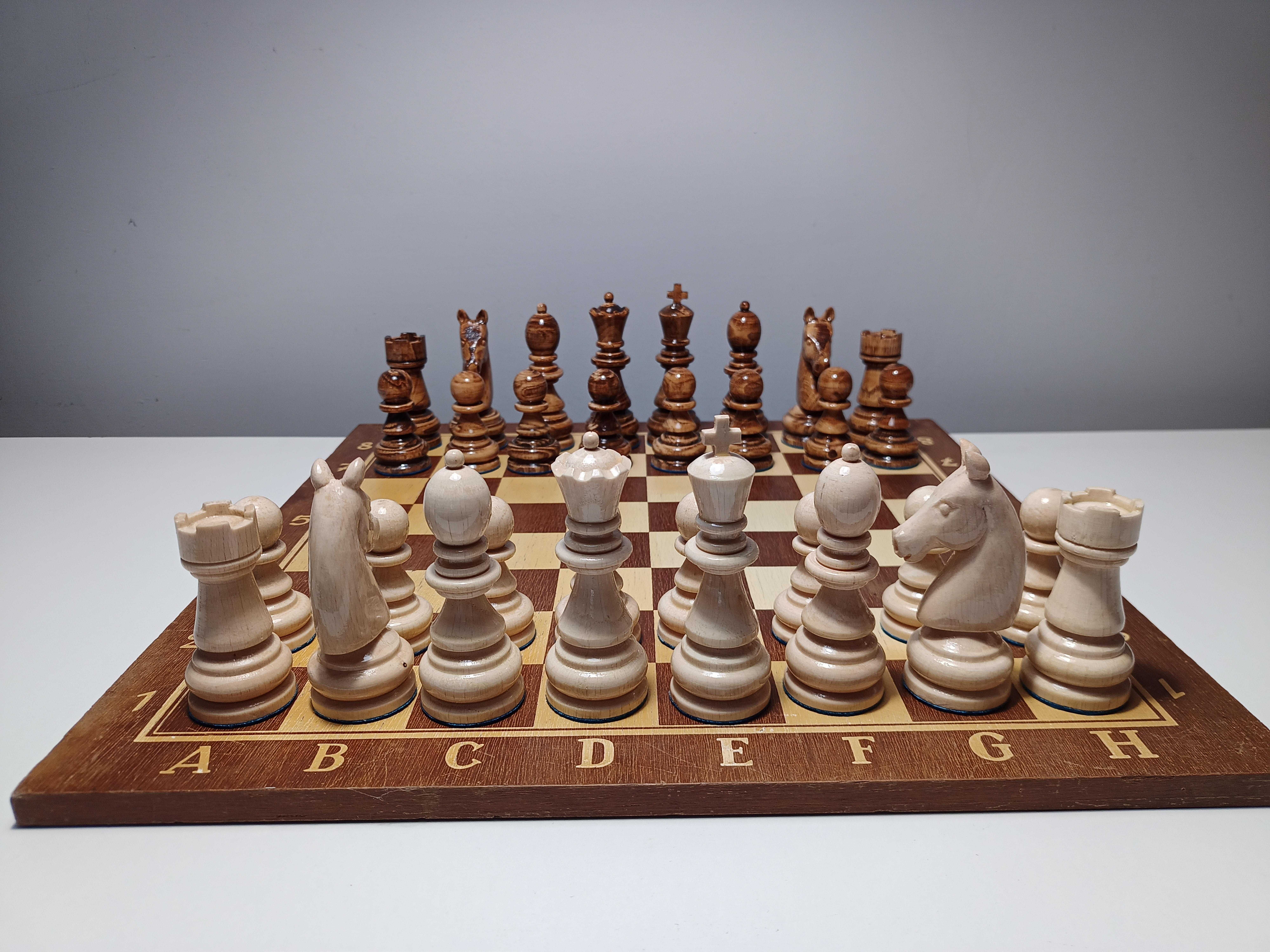 Figury szachowe drewniane BUK szachy