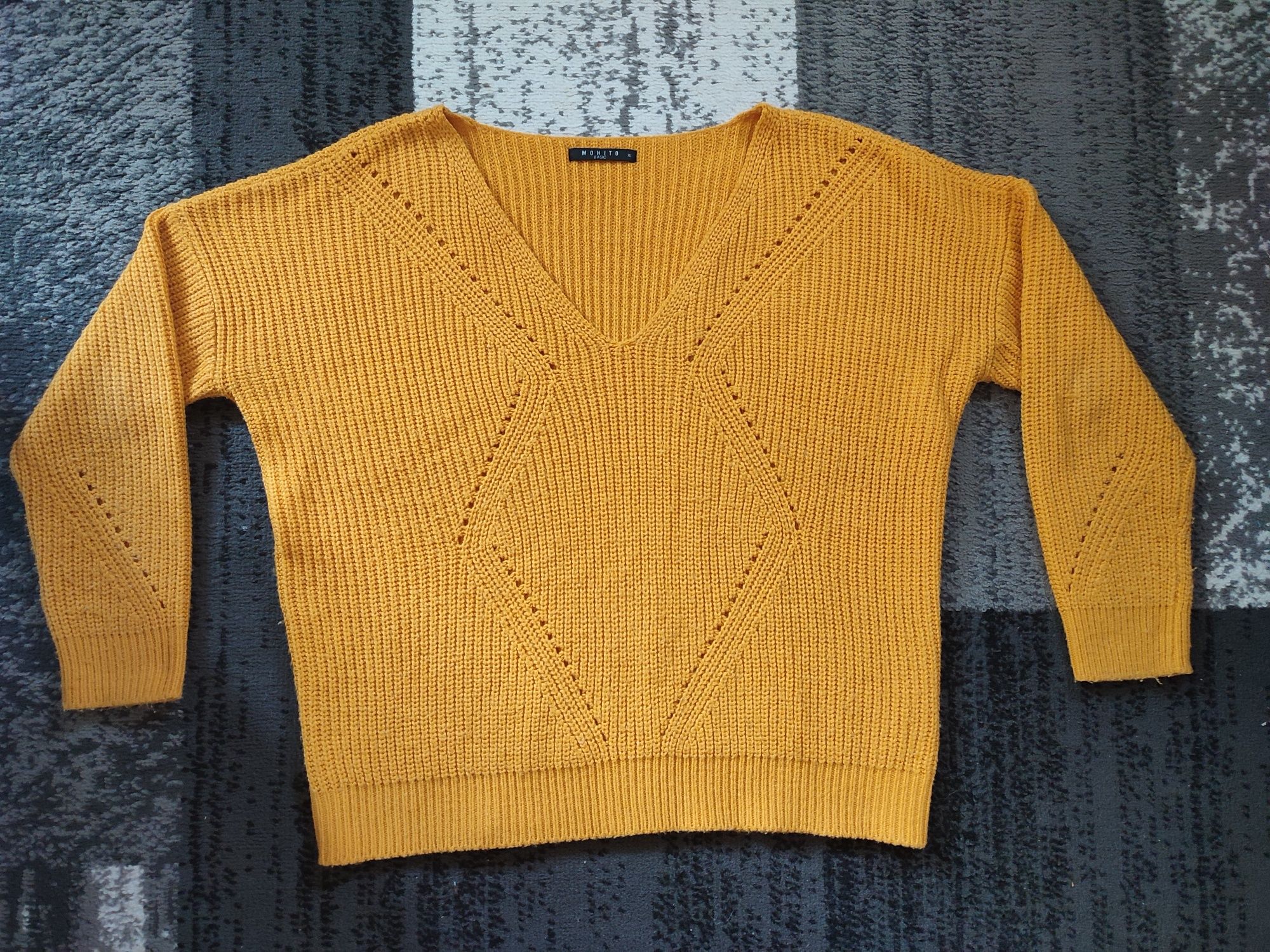Sweter musztardowy Mohito XL