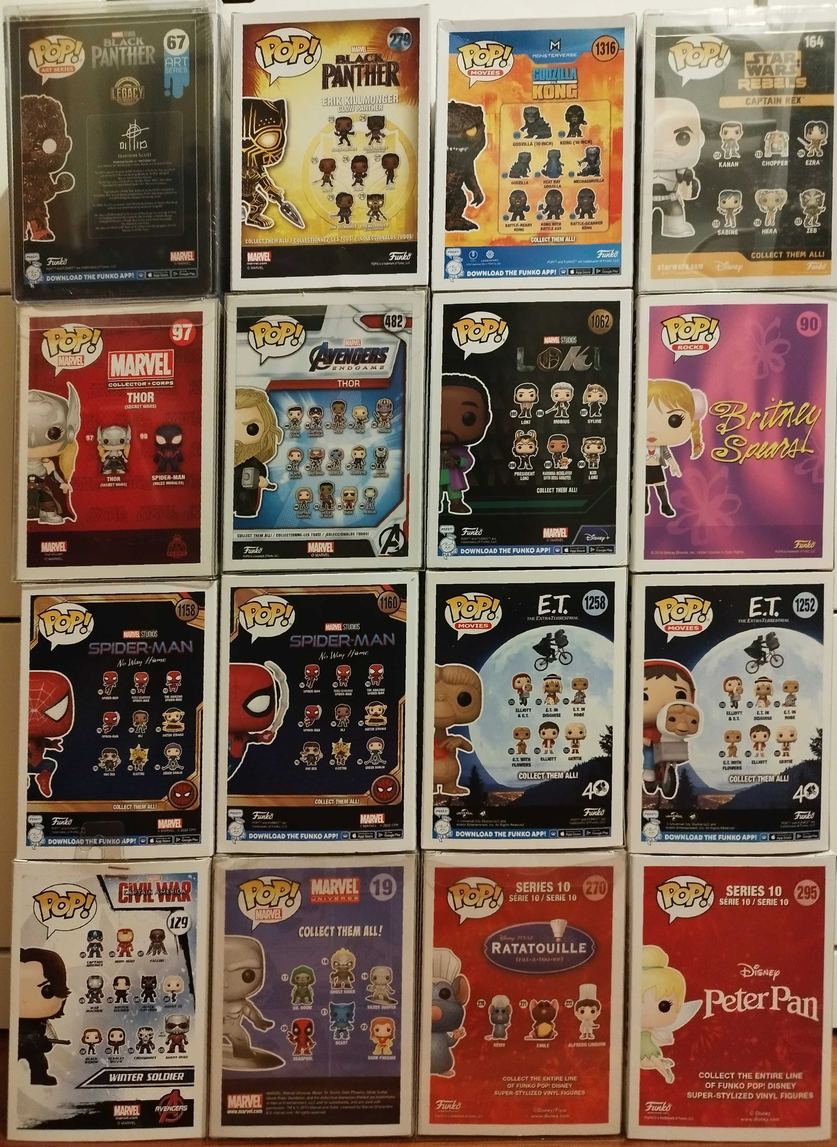 Funko Pop Figures - Marvel, Disney, Star Wars, ...