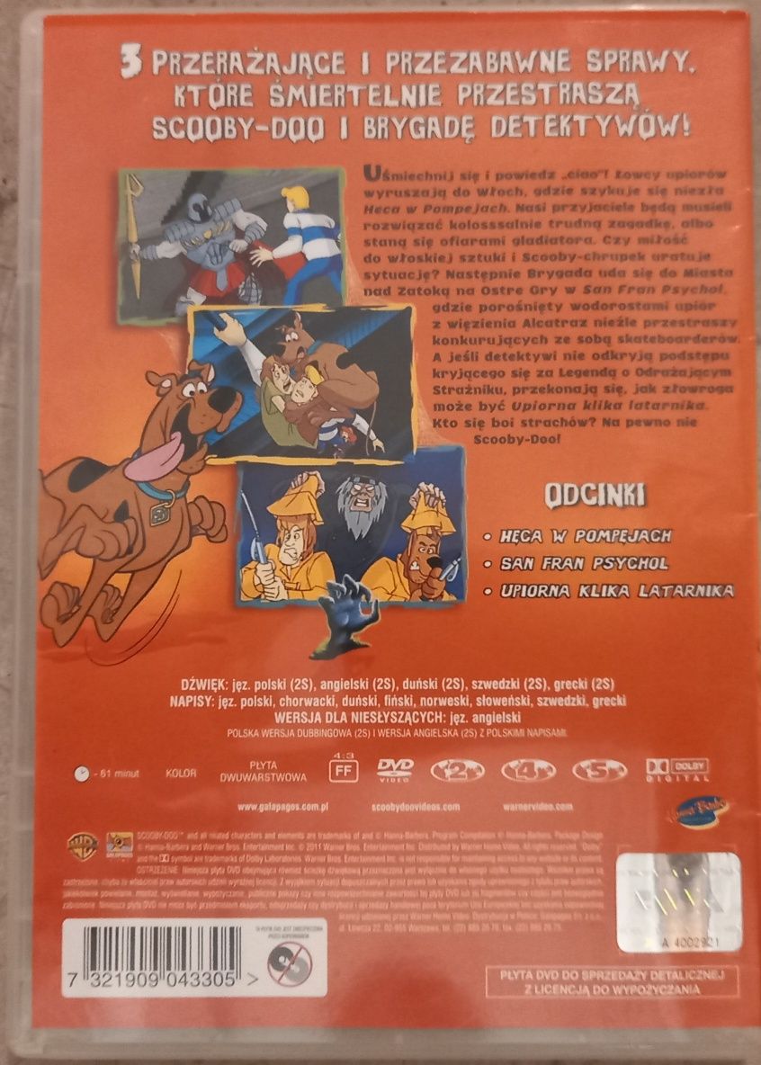 DVD SCOOBY DOO i Strachy Bajki Dla Dzieci TANIO!!!